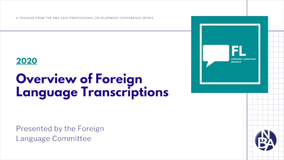 Watch Overview Of Foreign Language Transcription Online Vimeo On