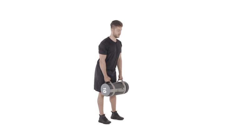 Sandbag Seated Leg Extensions on Vimeo