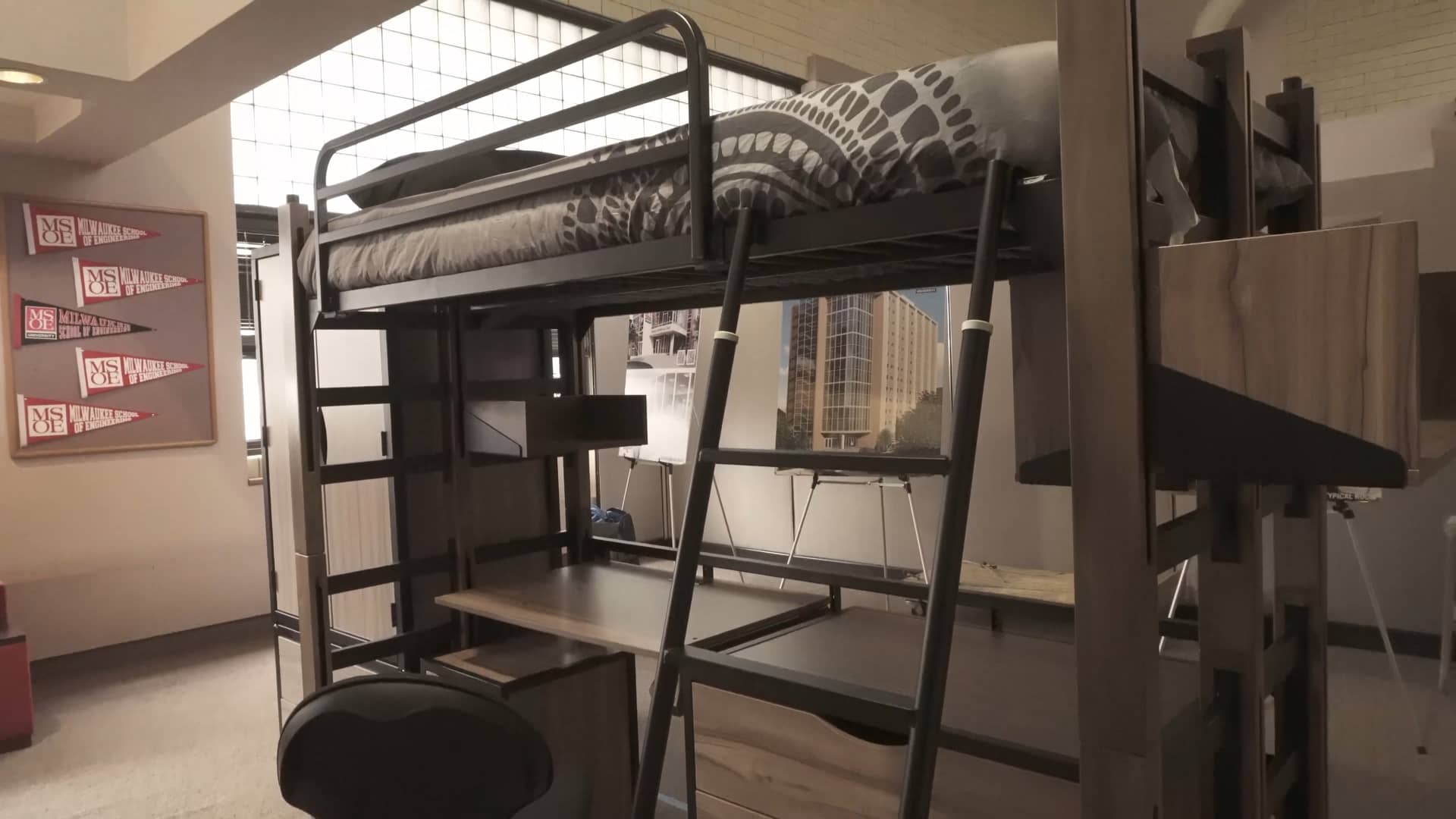 MSOE Viets Tower - Dorm Room Furniture on Vimeo