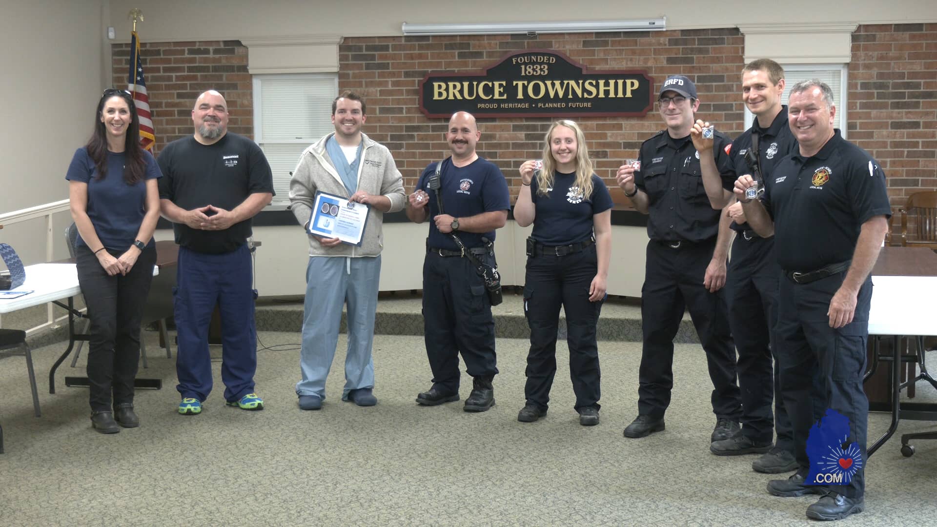 Mitt Bit Bruce Twp. Fire Dept. Service Awards on Vimeo