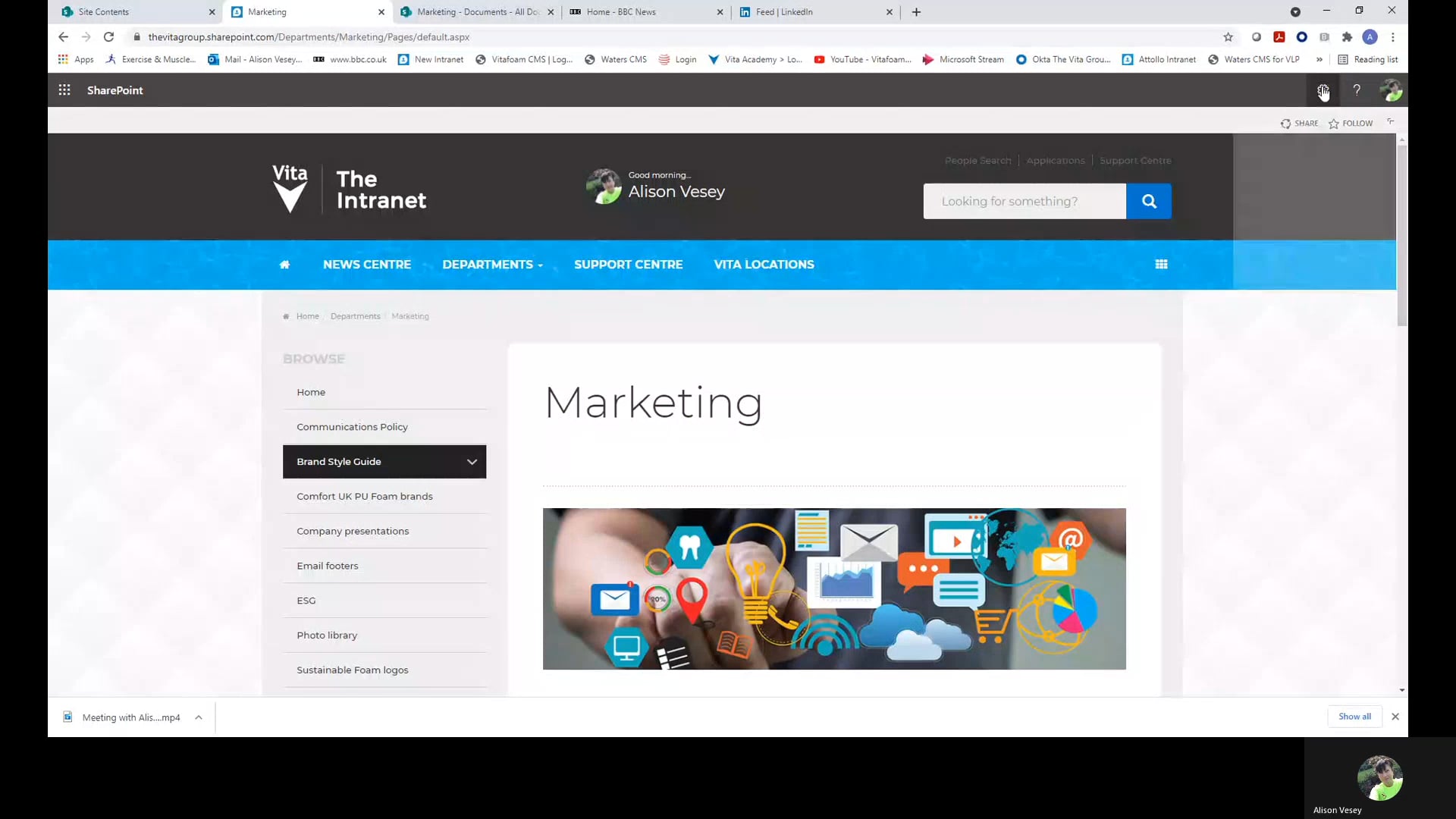 Editing file storage on Vimeo