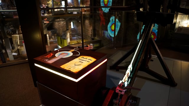COLCHESTER CASTLE – INTERACTIVE BALLISTA