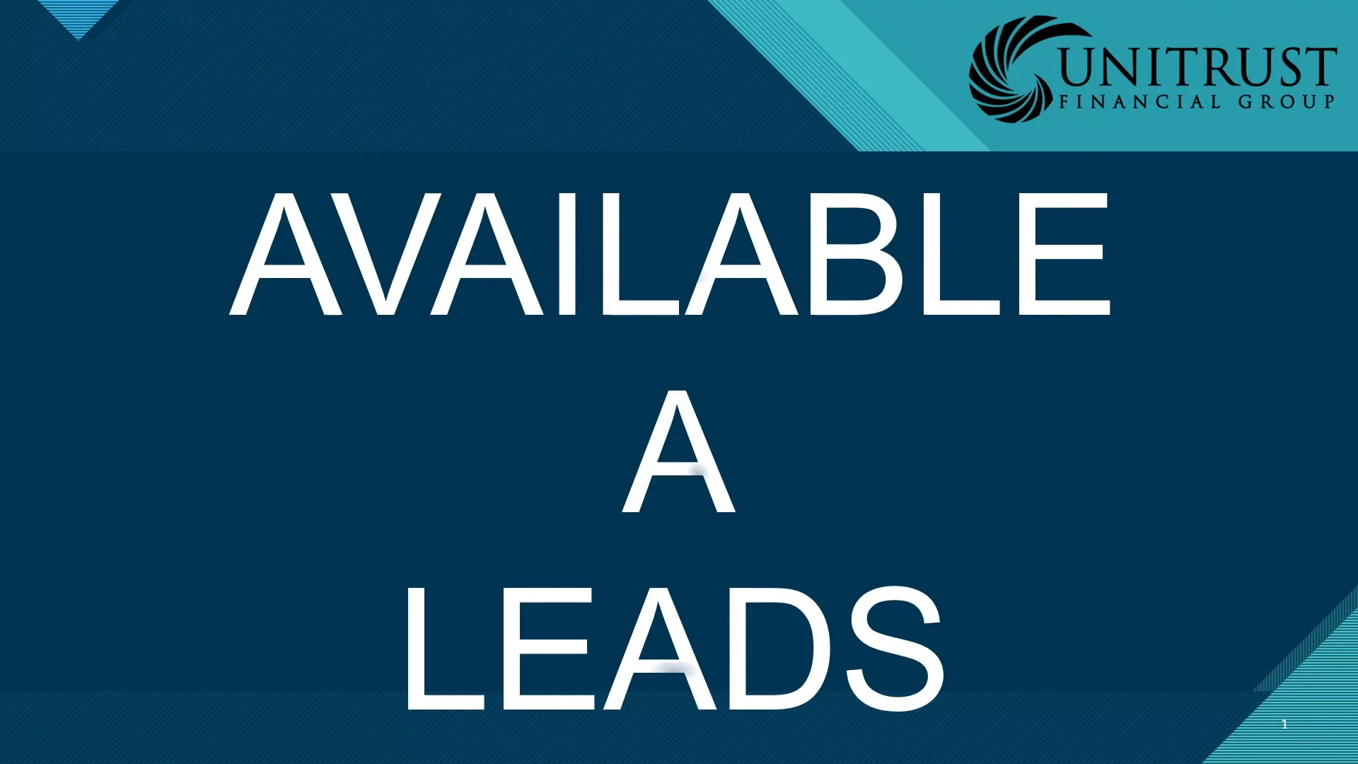 Over 6,000 Available A Leads at UniTrust Financial Group on Vimeo