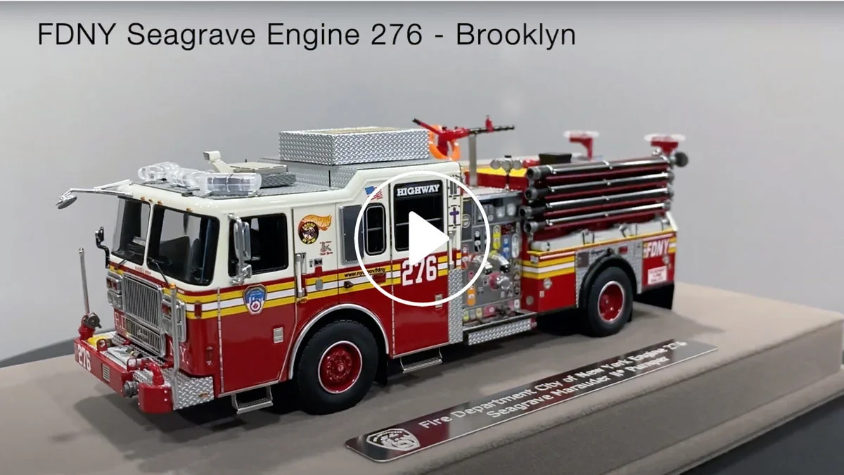 Fire Replicas FDNY Seagrave Engine 276 - Brooklyn Scale Model