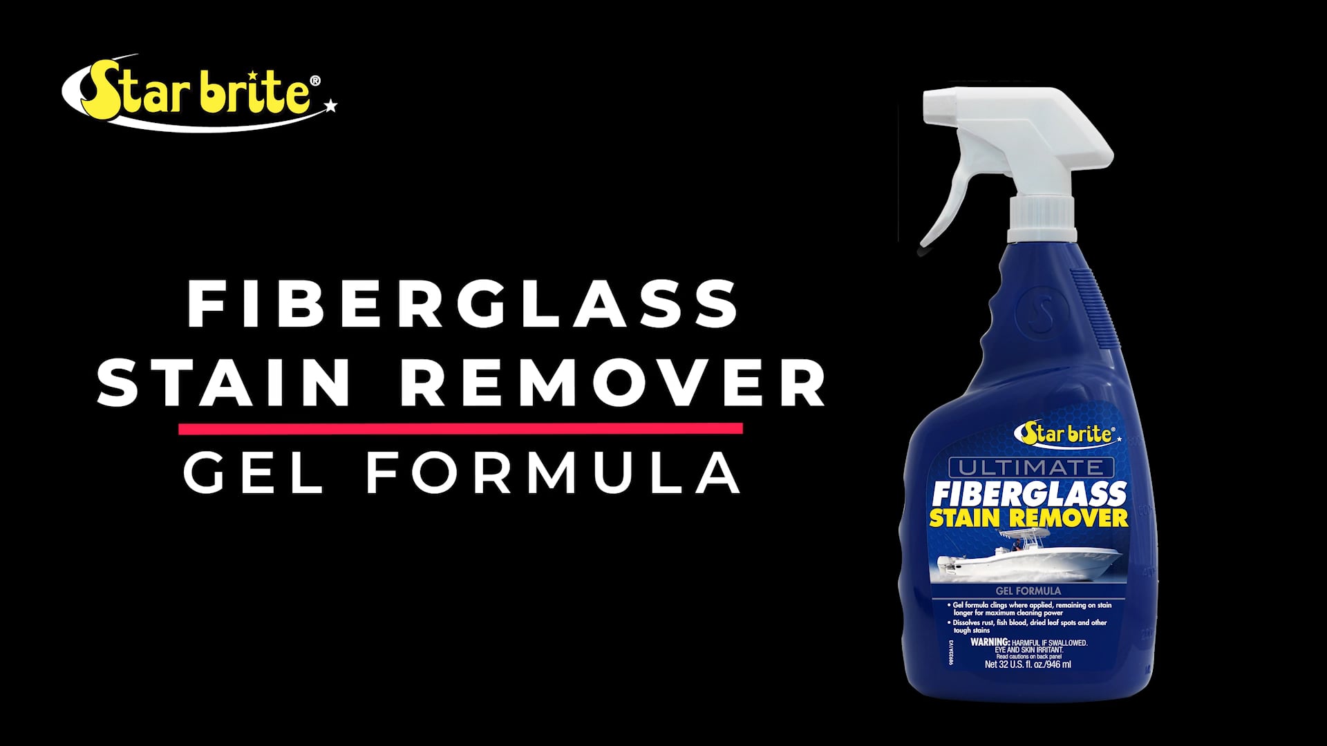 Star brite Fiberglass Stain remover Gel Formula on Vimeo
