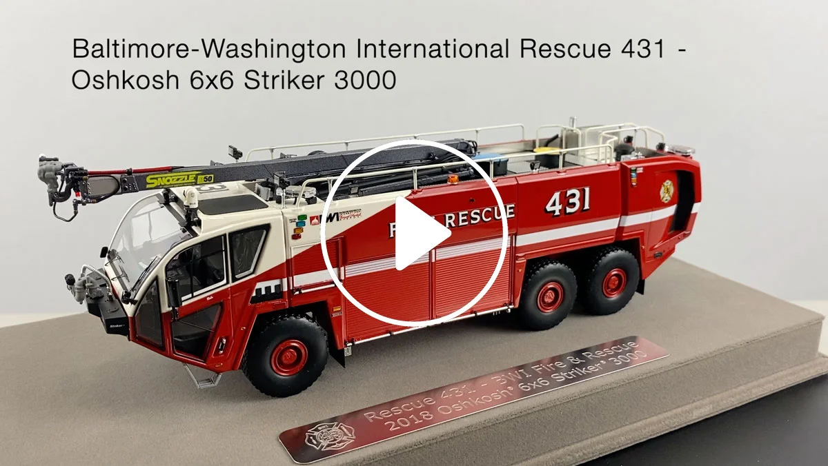 ADM Aéroports de Montréal Taking Delivery of Five Oshkosh Airport Products Striker 6x6 ARFF Vehicles
