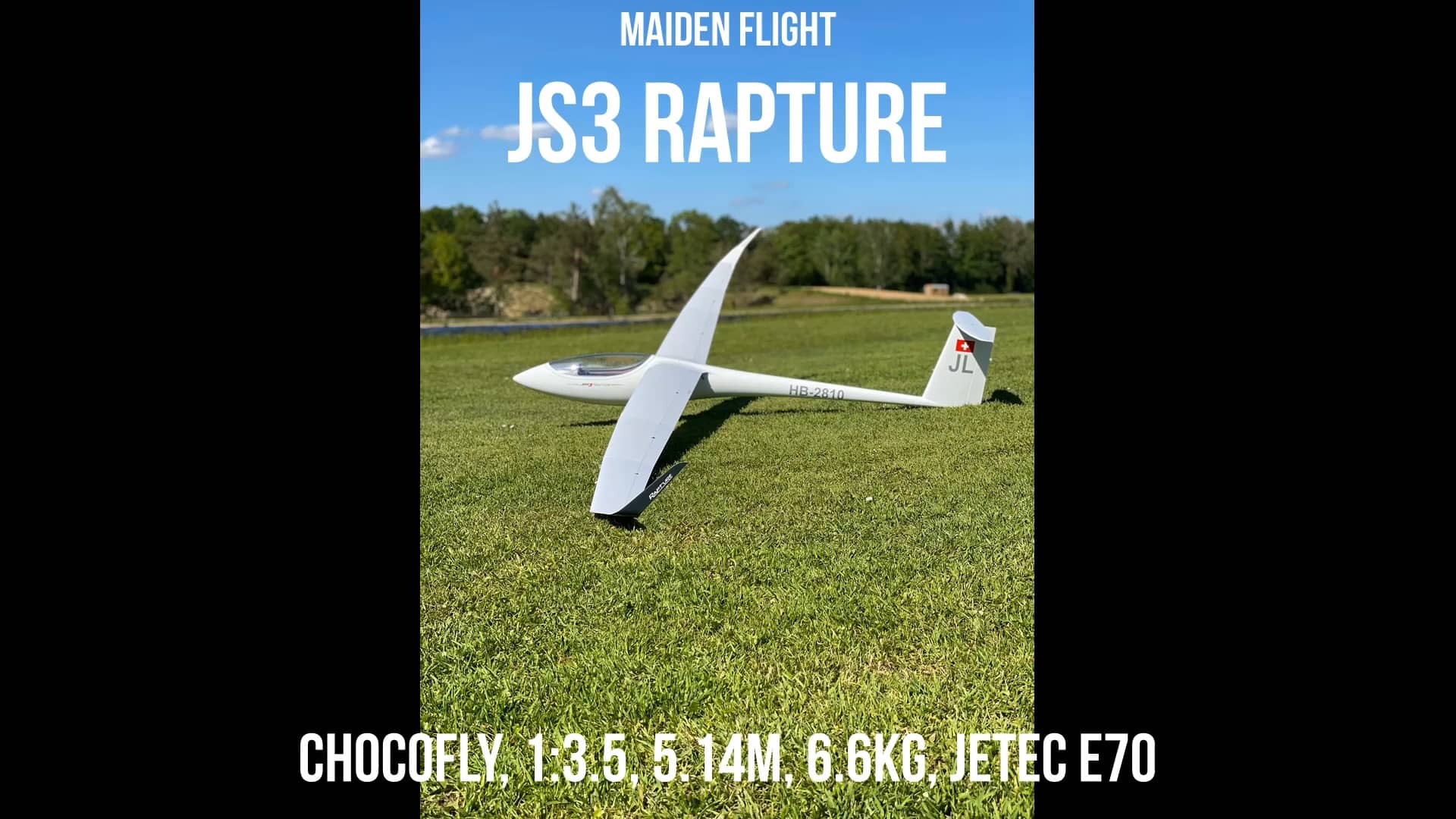 Chocofly JS3 Rapture Maiden Flight on Vimeo