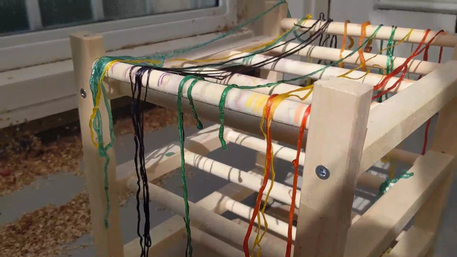 How Dried String Changes