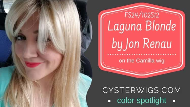 CysterWigs Color Spotlight FS24 102S12 Laguna Blonde by Jon Renau on Camilla S6E839 2018