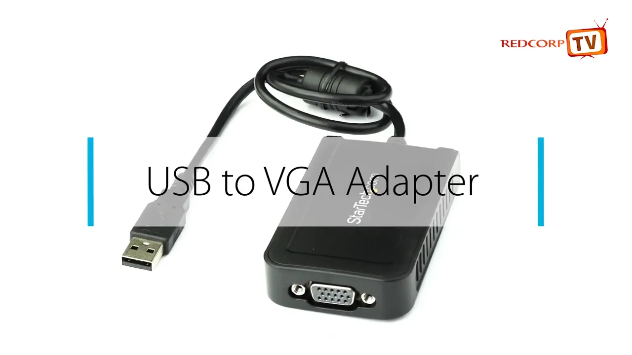 StarTech.com USB to VGA Adapter - USB2VGAE3 on Vimeo