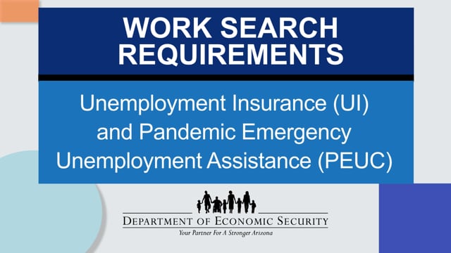 File a Weekly Unemployment Insurance Claim | Arizona Department of Economic  Security