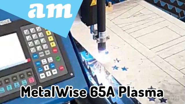 MetalWise 65A 220V Plasma Cutter Cutting 3mm Mild Steel on MetalWise Portable CNC Plasma Table