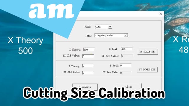 Scale Adjustment for Cutting Size Calibration for V-Series, V-Smart and V-Auto Vinyl Cutters