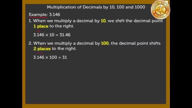 More About Decimals