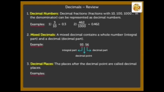 Decimals