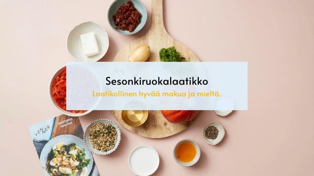 Venner-sesonkiruokalaatikko lahjaksi