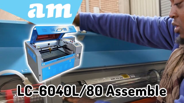 Basic Assemble Steps and Tips for TruCUT Desktop LC-6040L 80W Laser Cutting and Engraving Machine