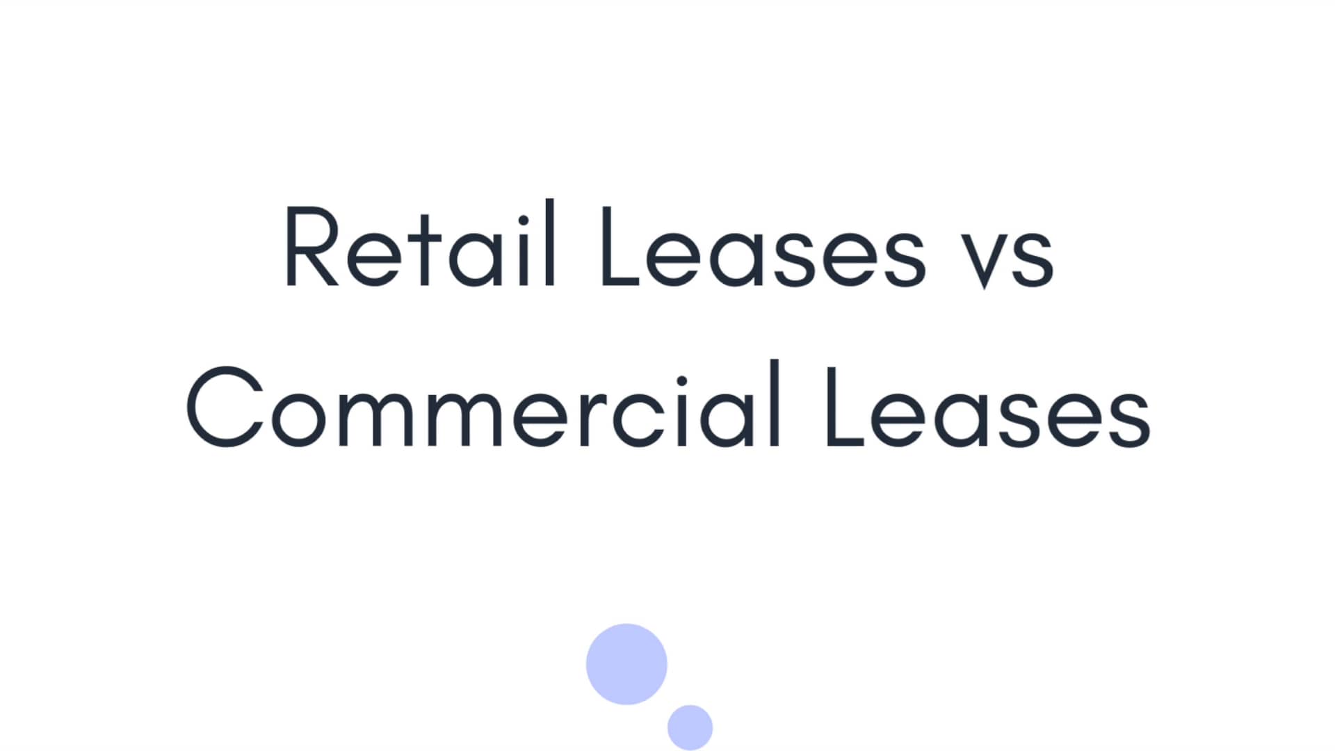 Retail Leases vs Commercial Lease Litton Legal on Vimeo