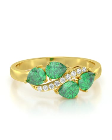 Video: Gold Aquamarine Diamonds Ring