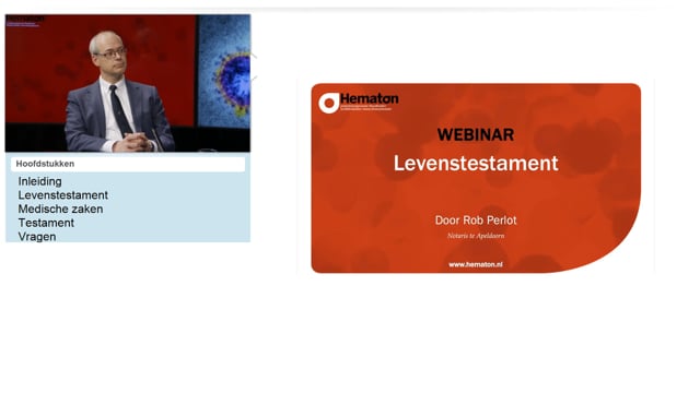 Webinar levenstestament