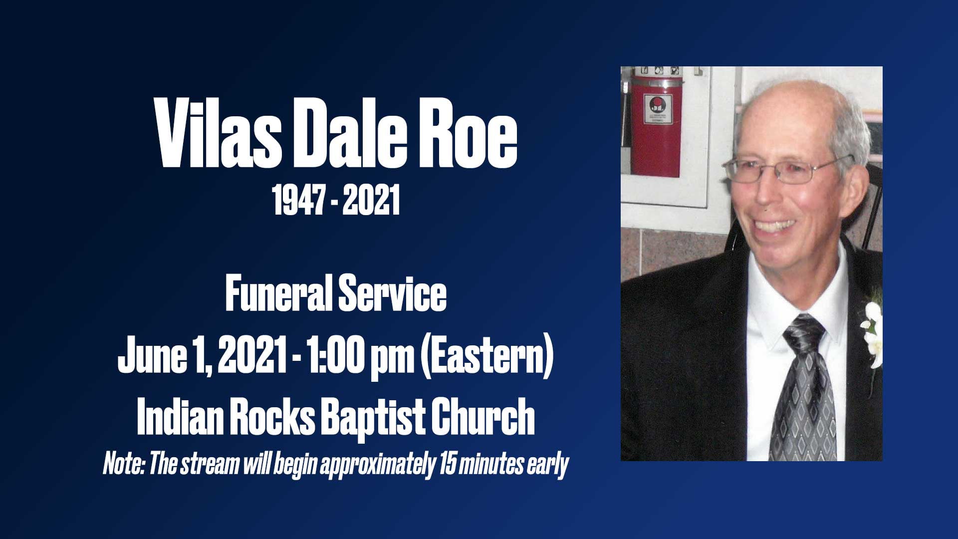 Dale Roe Funeral Service on Vimeo
