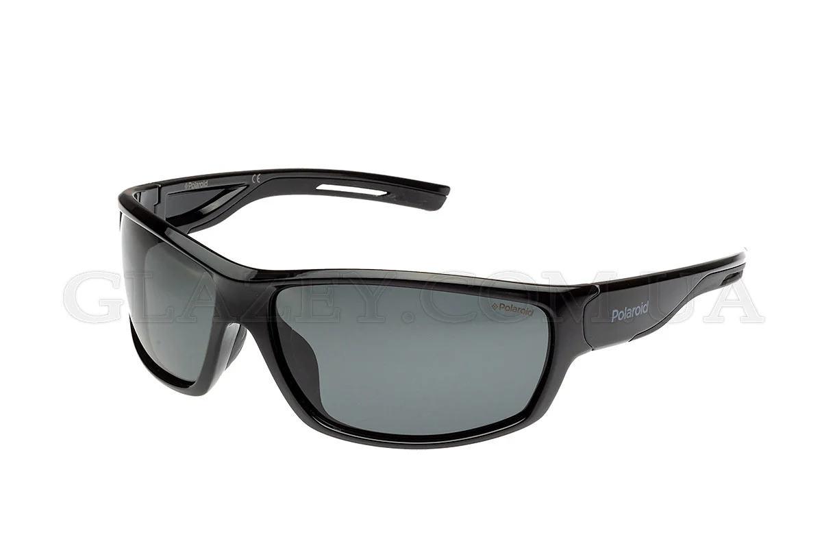 Чорні окуляри Polaroid PLD 7029/S 807 M9 | Стиль ACTIVE