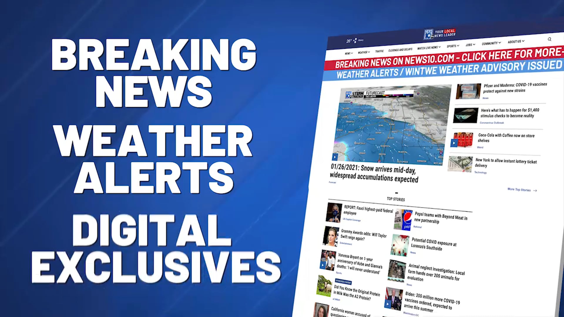Make NEWS10.COM Your Homepage!