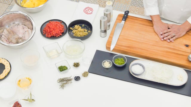 Organización de recetas y mise en place