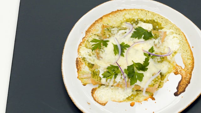 Enchiladas verdes con pollo
