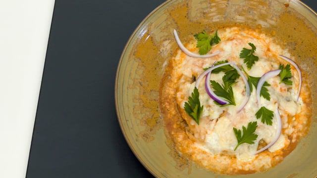 Enchiladas rojas con champiñones