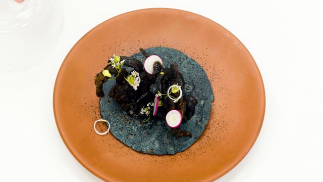 Tacos de jaiba de concha suave +  chirimol