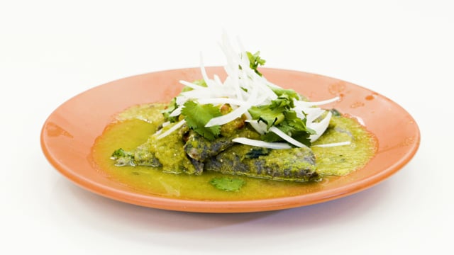 Tacos de pulpo con longaniza