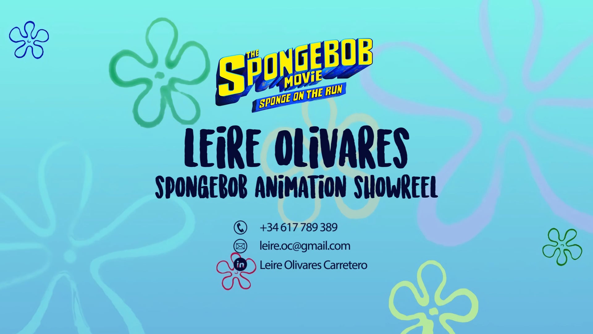 Spongebob Animation Showreel | Leire Olivares