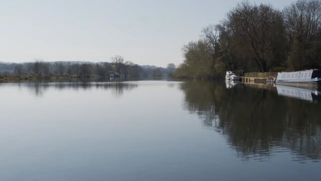 River Thames journey to Pangbourne - The Open Mind Group (Slow Video)