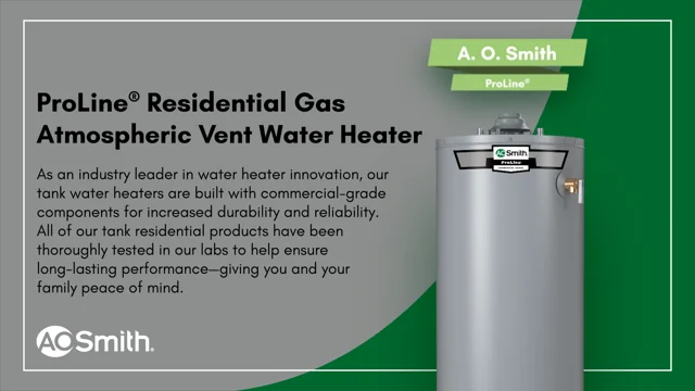 ProLine® Atmospheric Vent Gas | A.O. Smith University