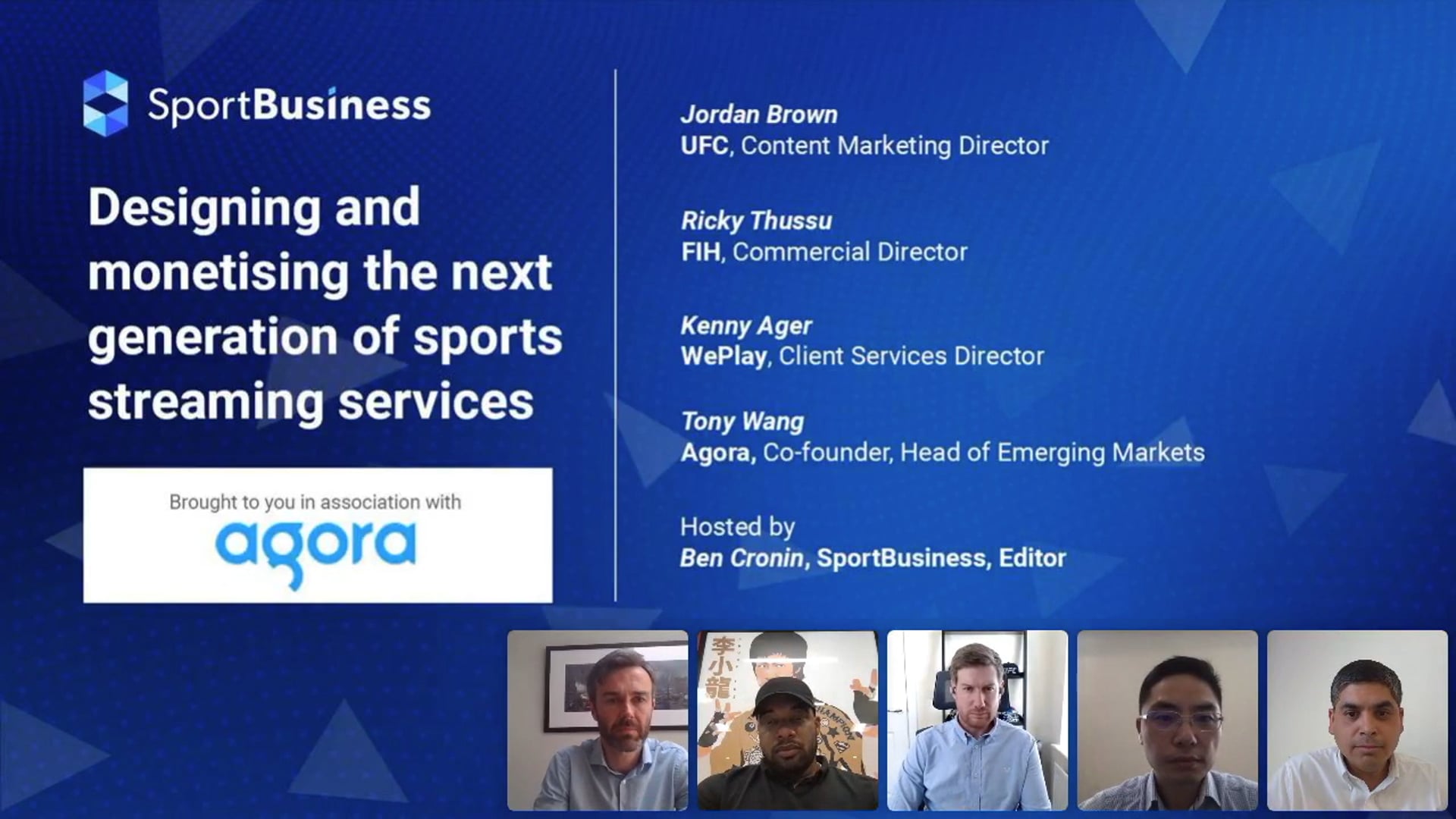 Designing and monetising the next generation of sports streaming services