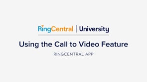 RingCentral App for Mobile