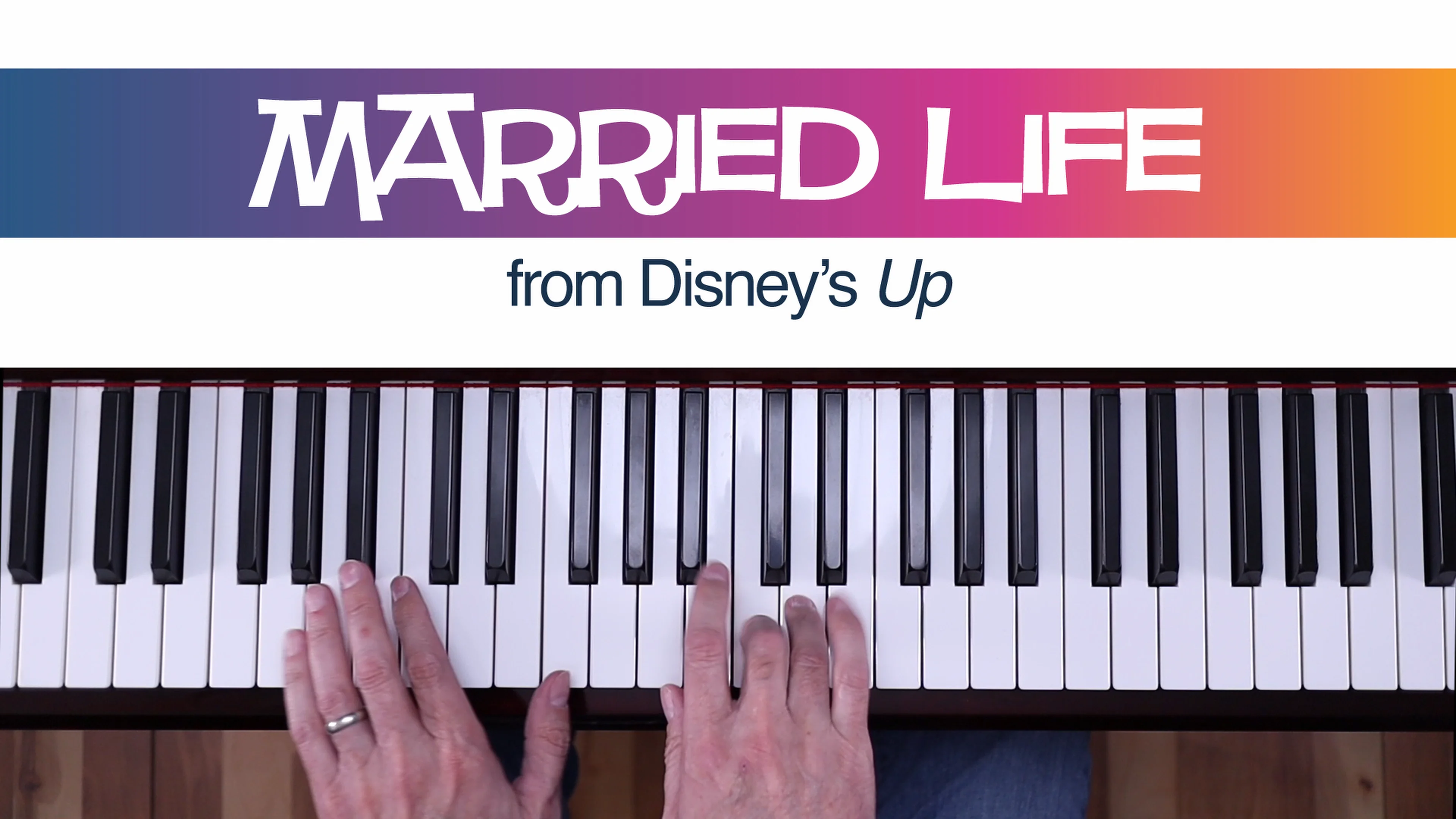 Married Life (Up) | Easy Piano Sheet Music On Vimeo