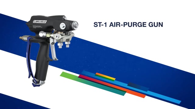 Carlisle ST-1 Air Purge Spray Gun Promo Video