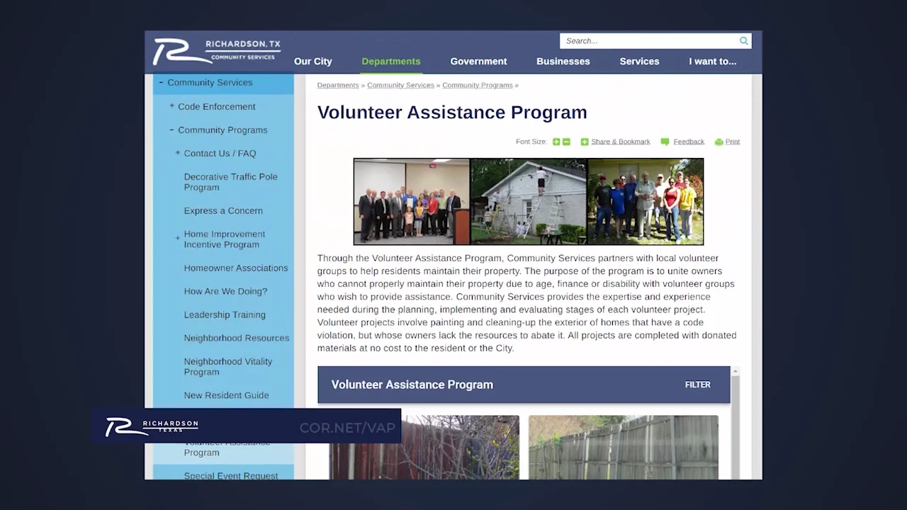 Volunteer Assistance Program | Richardson, TX