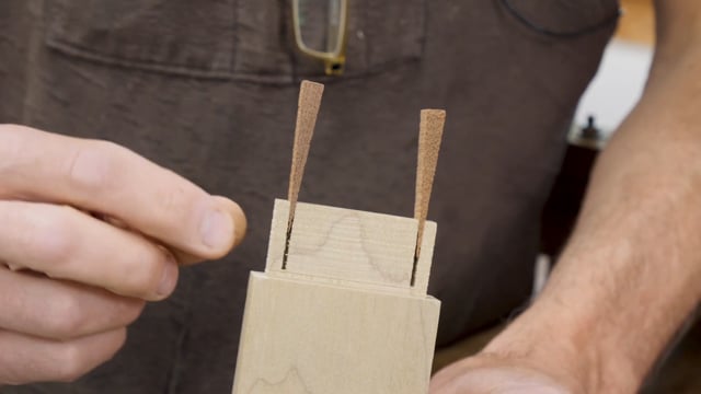 15-How to Make Kerfs and Wedges for Through Tenons