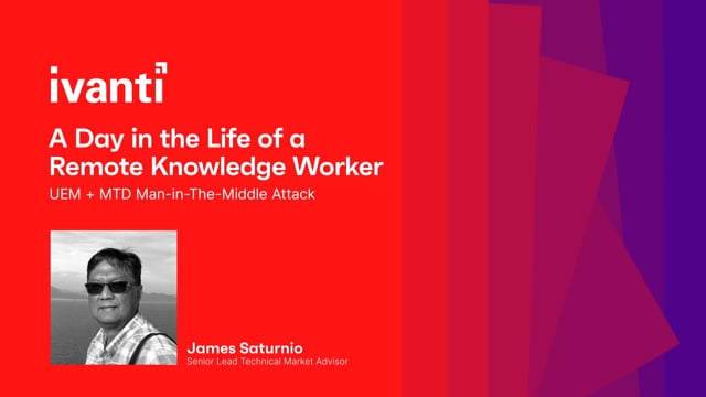 James Saturnio - A day in the life of a remote knowledge worker