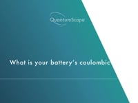 13. What is your battery’s coulombic efficiency?