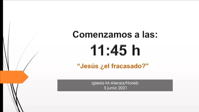 Jesús ¿el fracasado?