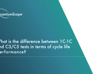 9. What's the difference between 1C-1C and C3/C5 tests in terms of cycle life performance?