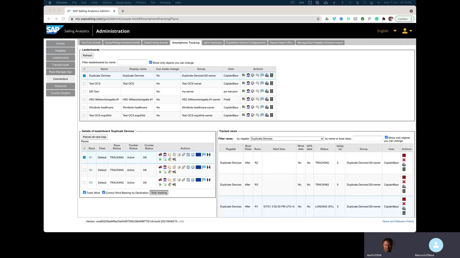 Fixing races when a device is assigned to multiple competitors accidentally