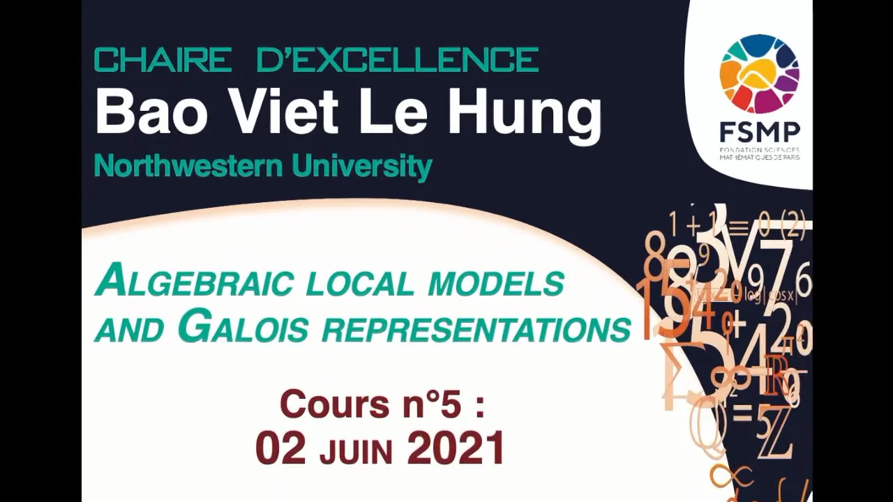 Algebraic local models and Galois representations #5, Bao Viet Le Hung