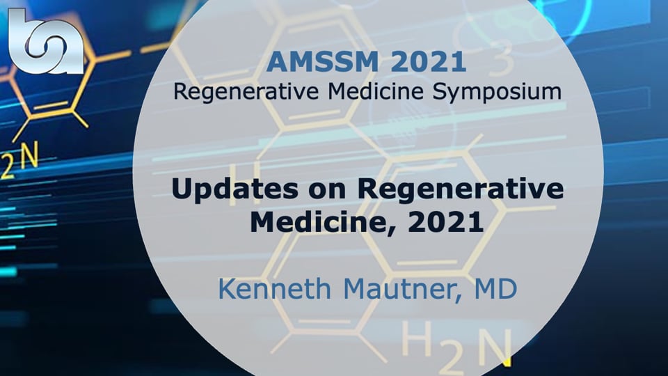 Updates on Regenerative Medicine, 2021