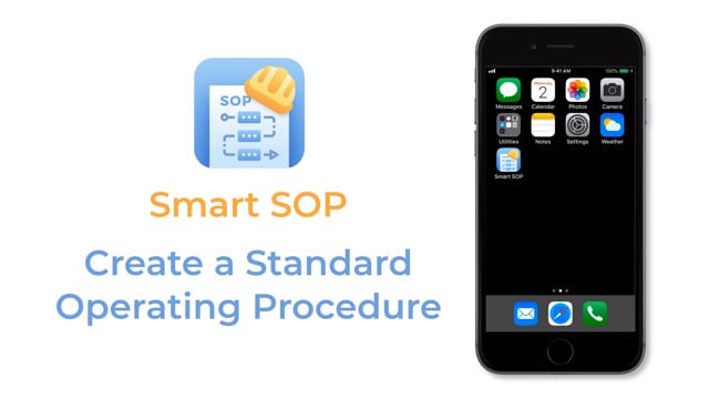 Smart SOP: Create a Standard Operating Procedure