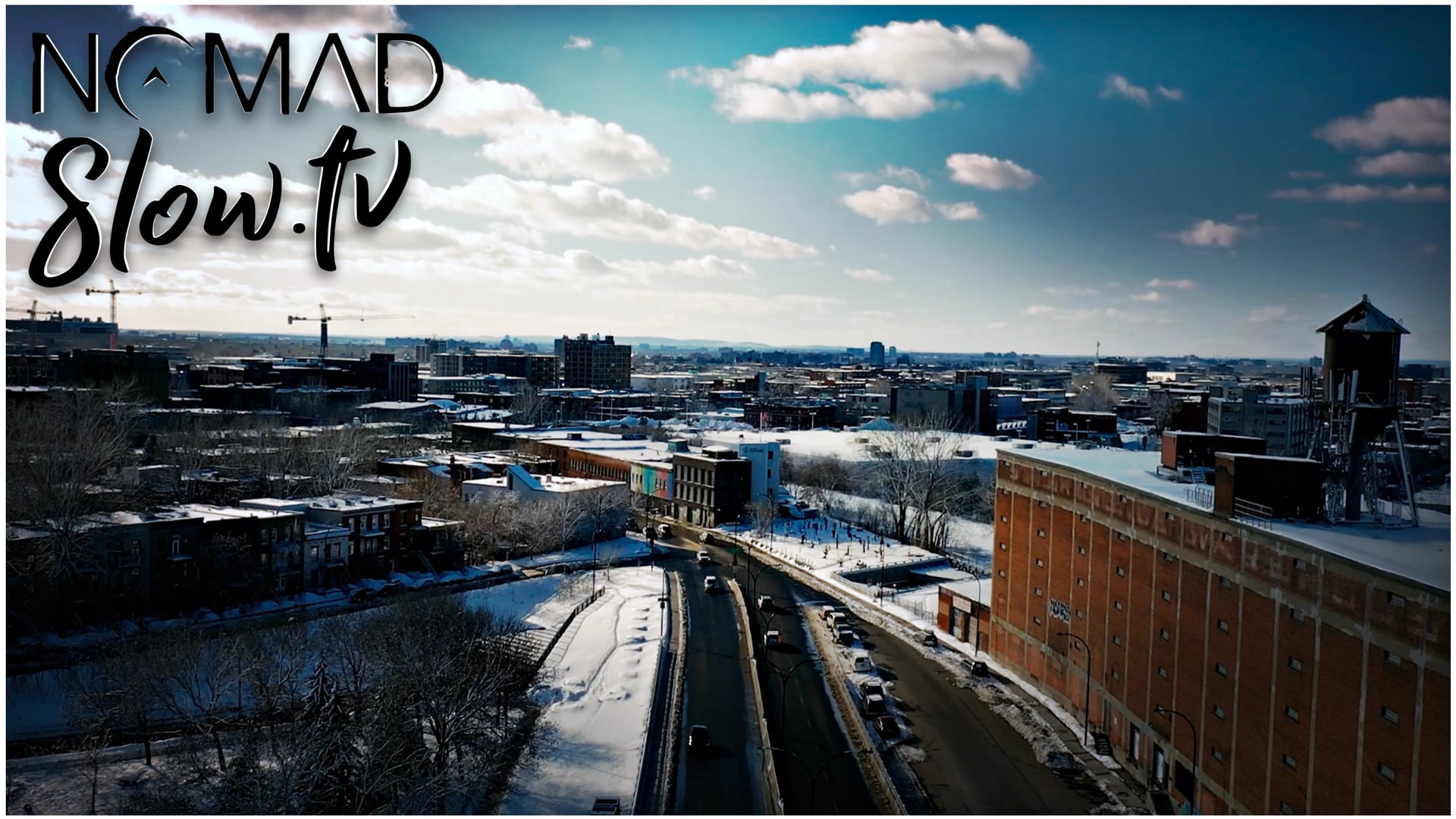 NOMAD Nation - Slow Winter - drone shot